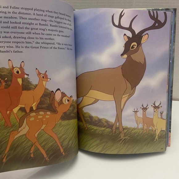 Disney's Classic Storybook Collection Bambi 1996 Hardcover Book Mouse Works - Picture 11 of 11